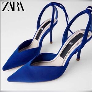 Zara Elegant Royal Blue Heels